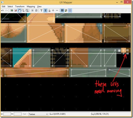 Small UVs need moving too Small UVs need moving too