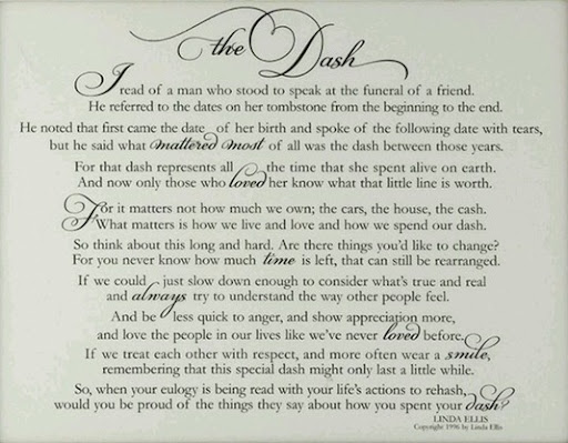 the dash poem the dash poem