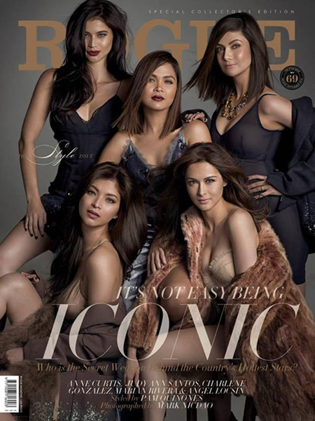 Marian Rivera, Angel Locsin together on Rogue cover