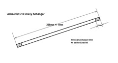Anhänger-Achse Anhänger-Achse