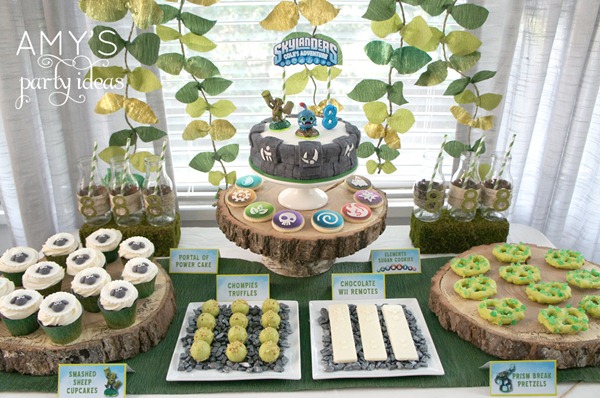 Skylanders Adventure Party via Amy’s Party Ideas