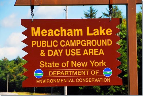 Meacham Lake Sign