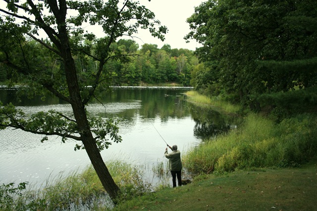 At Pokegama Dam COE Park on the Mississippi