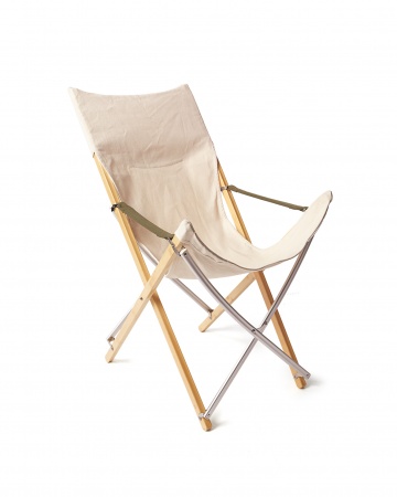 Snow Peak's Take Bamboo Chair Long is lightweight, sturdy, and far cuter than microfiber versions.