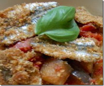 Acciughe gratinate 