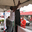 Yudish putting up the JCI Curepipe Banner