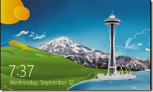 windows 8 lock screen