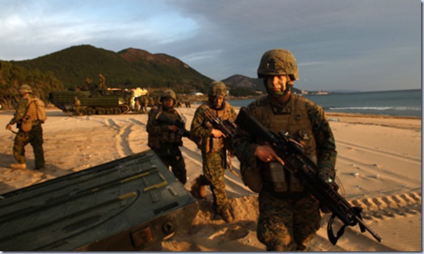 SOUTH KOREA USA MILITARY DRILL