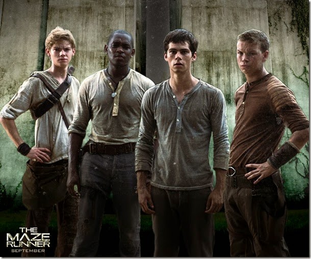 thomas brodie sangster, aml ameen, dylan o'brien, will poulter