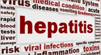 Hepatitis medical poster concept