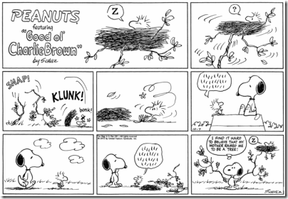 1973-10-07 Snoopy as a tree