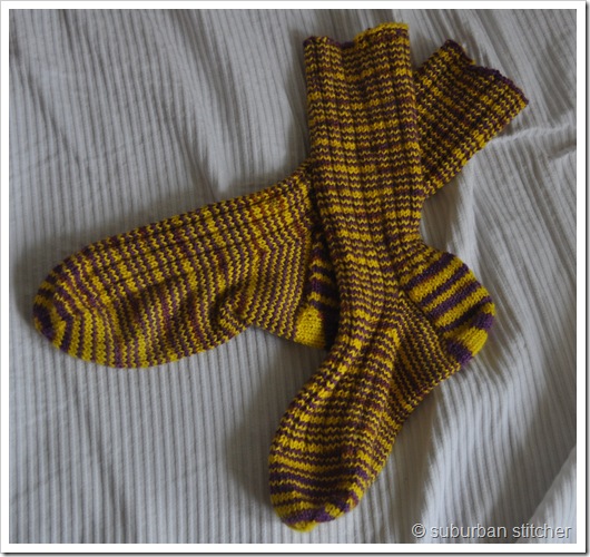 LSU socks finished