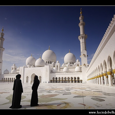 The majestic Sheikh Zayed Bin Sultan Al Nahyan Mosque is probably the most imposing religious and national landmark in Abu Dhabi to date. It is also arguably one of the most important architectural treasures of the contemporary UAE society - and one of the most beautiful in the world - initiated no less by the late president HH Sheikh Zayed bin Sultan Al Nahyan, who is fondly thought of as the father of UAE.The Sheikh Zayed Bin Sultan Al Nahyan Mosque, popularly called Grand Mosque by local residents, is seen as a globally unifying landmark from its conception to completion, bringing together designers, features, materials and suppliers from nearly every corner of the globe: Italy, Germany, Morocco, India, Turkey, Iran, China, Greece and the UAE. The Mosques initial architectural design was Moroccan, but it evolved to include many global features, including exterior walls that are of traditional Turkish design. Natural materials were chosen for its design and construction, which in 3288263100.jpg