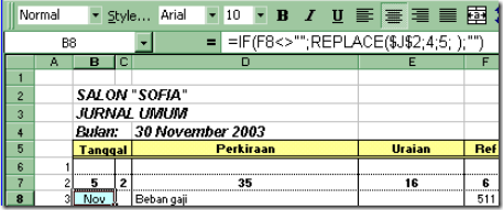 Rumus Fungsi Membuat Jurnal Umum | solusi praktis rumus dalam kolom kolom jurnal umum 22 Rumus Fungsi Membuat Jurnal Umum | solusi praktis rumus dalam kolom kolom jurnal umum 22