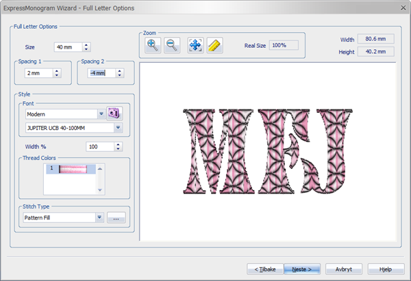 Pattern Fill - Massevis av muligheter Pattern Fill - Lots of possibilities