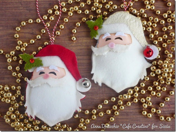 cafecreativo - sizzix big shot - christmas ornament - santa (1)