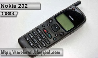1994 - Nokia 232_Evolusi Nokia Dari Masa ke Masa Selama 30 Tahun - Sejak Tahun 1984 Hingga 2013_by_sharehovel