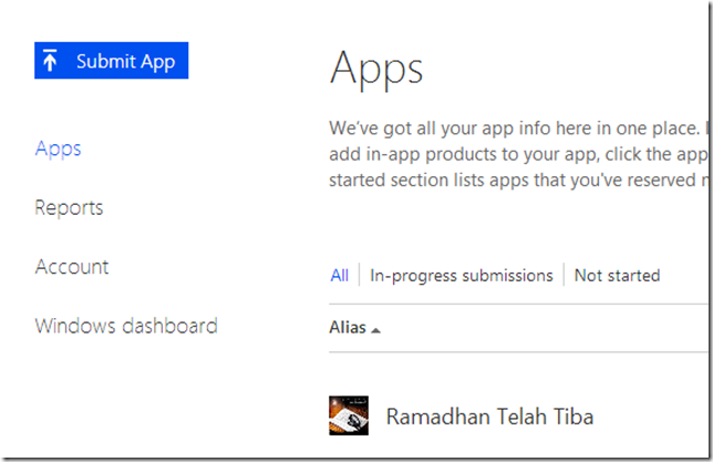 Publish aplikasi Windows Phone ke Store Publish aplikasi Windows Phone ke Store