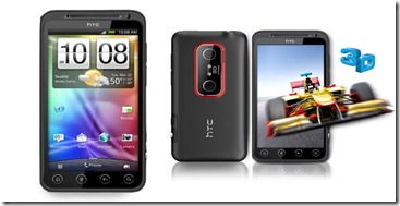 HTC Κινητό Τηλέφωνο EVO 3D Black