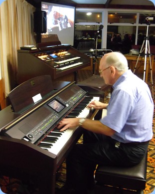 Alan Dadson giving a mini concert on the Clavinova CVP-50 Alan Dadson giving a mini concert on the Clavinova CVP-50