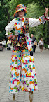 Colorama on stilts