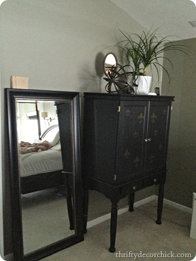 black armoire