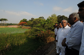 ಲಾಲ್ ಬಾಗ್ ಕೆರೆ ಪರಿಶೀಲನೆ