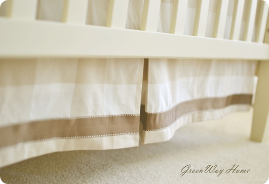 Crib skirt Sneak Peak Crib skirt Sneak Peak
