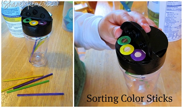 Sorting Color Sticks