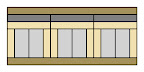 airport (elevators), 2004, digital c-print on sintra panel, 10 x 20 in.