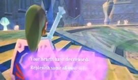 Link ouvindo vozes... ele está louco??