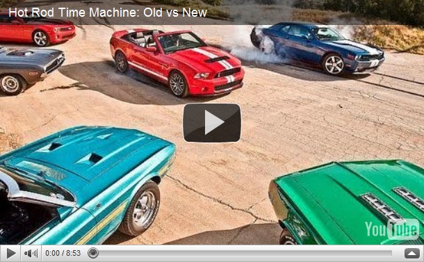 Um comparativo entre os muscle cars de ontem e de hoje
