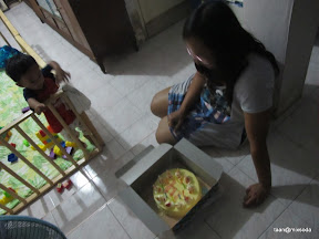 พู่กันฉลองครบรอบวันเกิดให้แม่