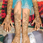 Henna Design on Bride with peacocks. Mehndi by Jumana of Hennadesigner.com