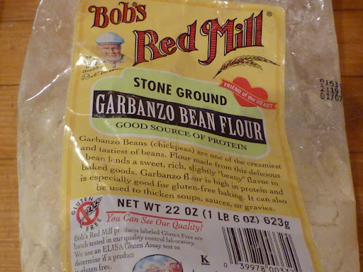 Garbanzo bean or chickpea flour-or besan in Indian markets