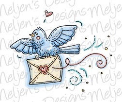 Meljens Designs Birds Little Letter COLOR