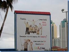 7173 Texas, South Padre Island - KOA Kampground 'Come Back Real Soon' sign 7173 Texas, South Padre Island - KOA Kampground 'Come Back Real Soon' sign