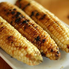 Grilled Corn on the Cob with Maple-Chipotle Glaze