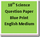 10th Science QP Blue print English Medium 10th Science QP Blue print English Medium