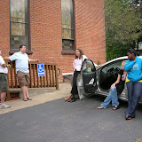 Waiting to Clean the Church