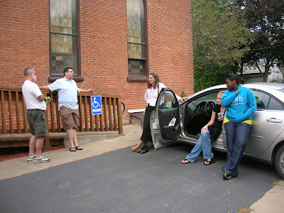 Waiting to Clean the Church