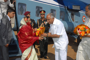 With The President of India Smt. Pratibha Devisingh Patil