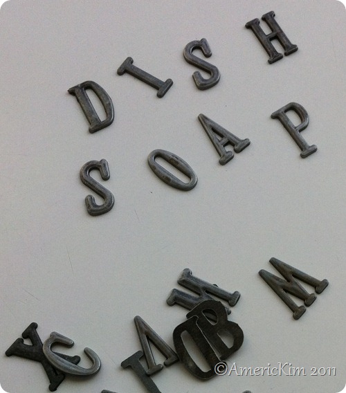 Metal Letter Tiles Metal Letter Tiles