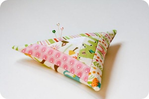 triangular log cabin pincushion triangular log cabin pincushion