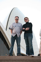 Jason and Louise at the Opera House steps