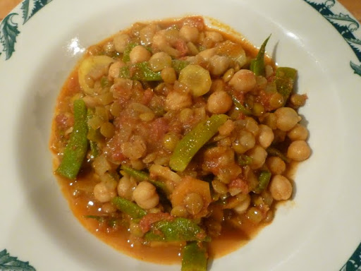 Lentil and Chickpea Chili