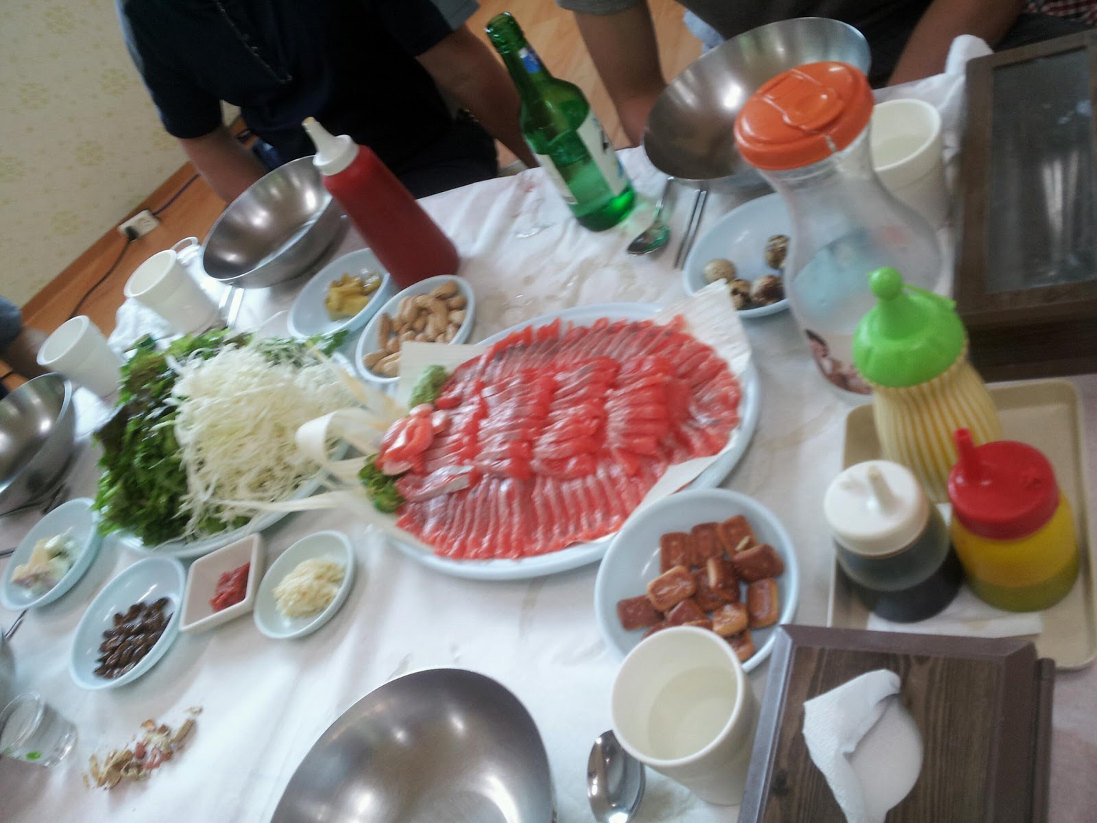 Korean Food Trip Rainbow Trout Sashimi