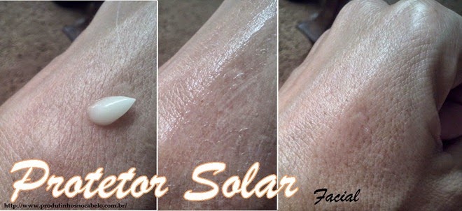 Protetor solar facial Protetor solar facial