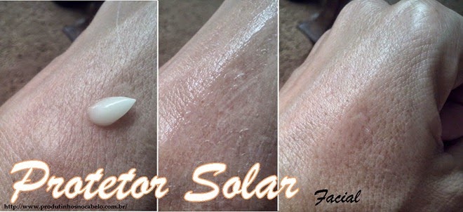 Protetor solar facial