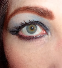 Close Up of eye with Shiseido Shimmering Cream Eye Color